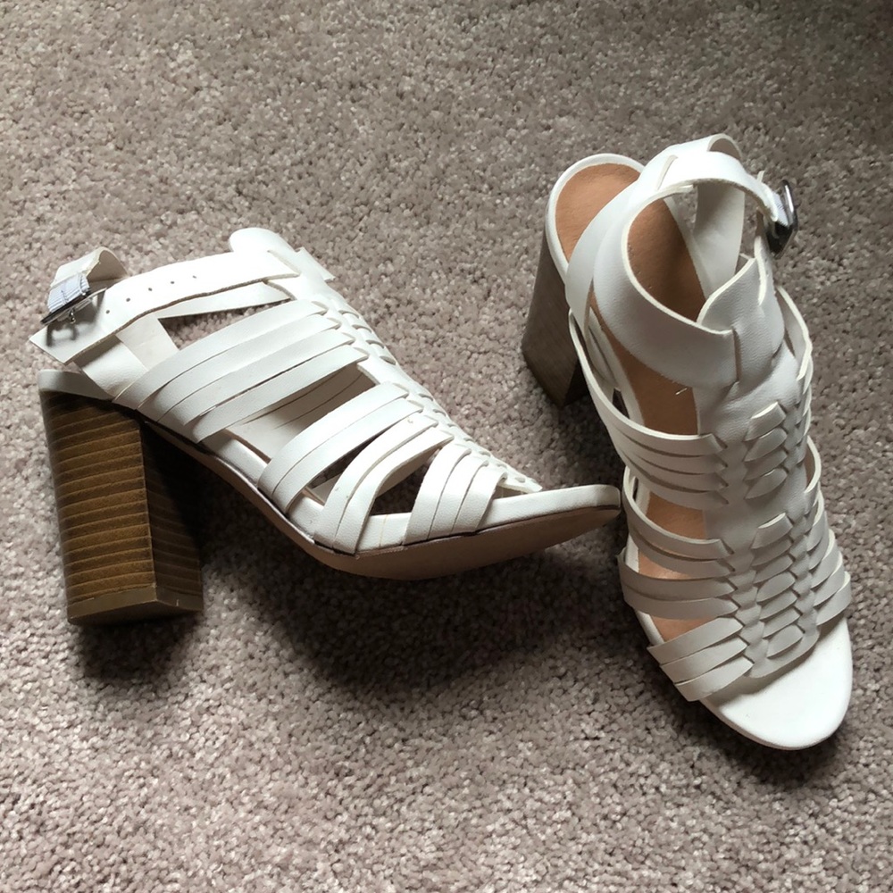Madden Girl, block heel sandals